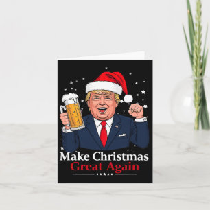 Tarjeta Cervezas divertidas de Trump 