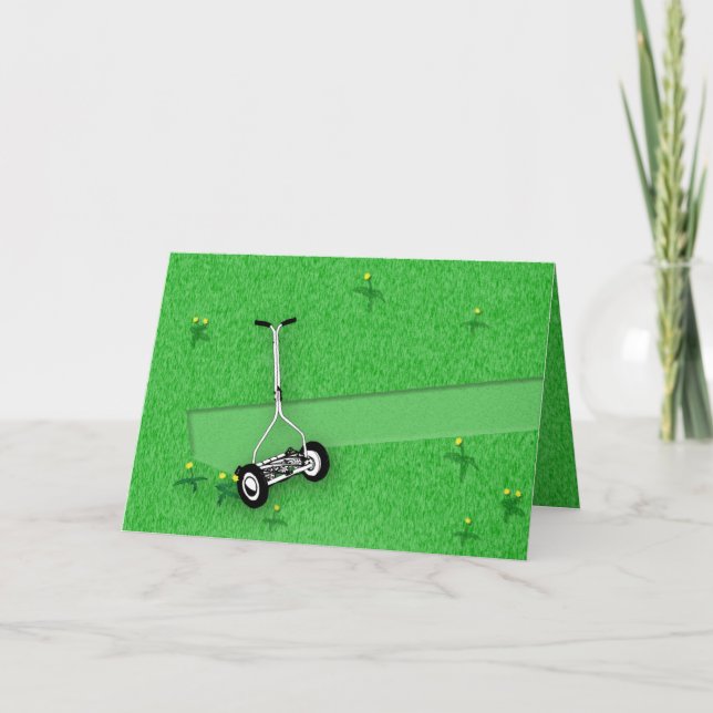 Tarjeta Césped de verano [tarjeta de saludo Personalizado] (Anverso)