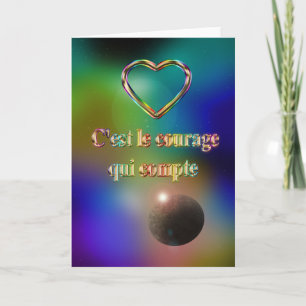 Tarjeta C'est le valor qui compte Cosmos rainbow astral