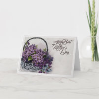 Cesta de Flores Vintage – Floración del Día de la