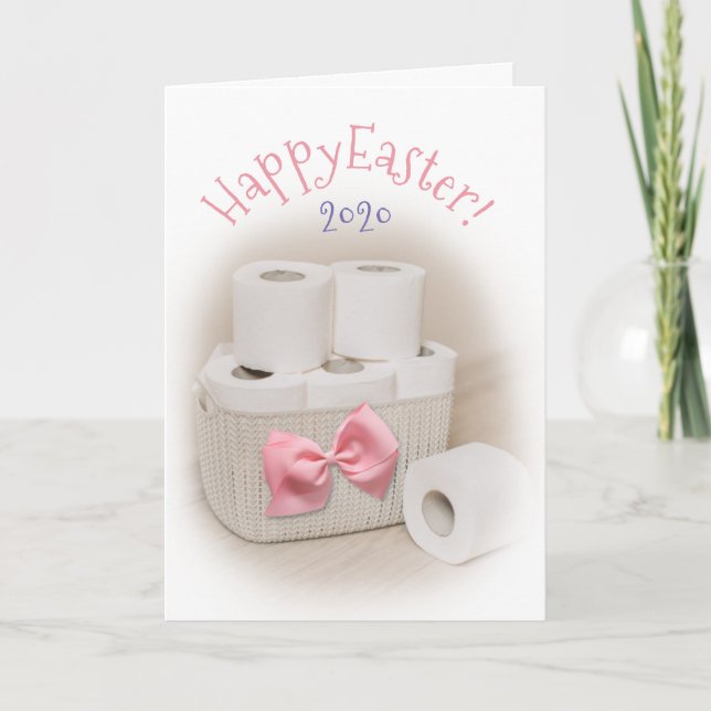 Tarjeta Cesta De Pascua De TP 2020, Chocolate sobrevalorad (Anverso)