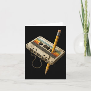 Tarjeta Cette Retro y lápiz Graciosa Mixtape Nosta de los