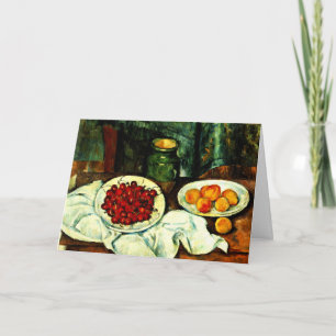 Tarjeta Cezanne - Cerezas