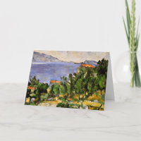 Cezanne - La bahía de l'Estaque desde el este
