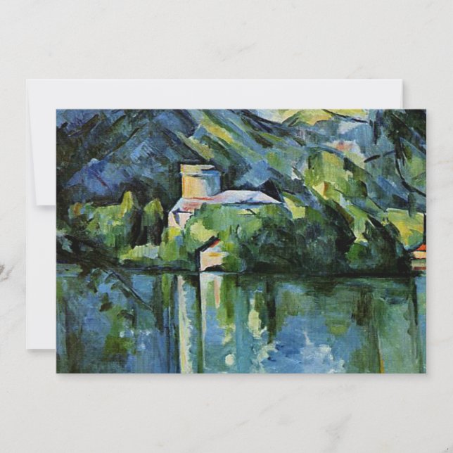 Tarjeta Cezanne - Lac d'Annecy (Anverso)