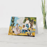 Cezanne - Picnic en un Riverbank