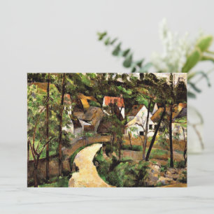 Tarjeta Cezanne - Un giro en el camino