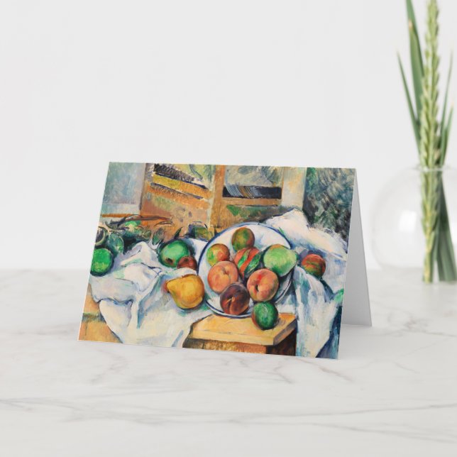 Tarjeta Cezanne - Una mesa de esquina (Anverso)