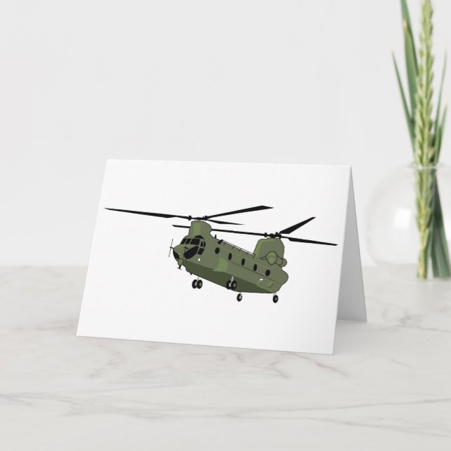 Tarjeta CH-47 Chinook (Anverso)