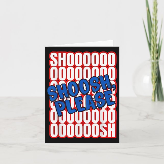 Tarjeta Chad Gable Shoosh Please (Anverso)