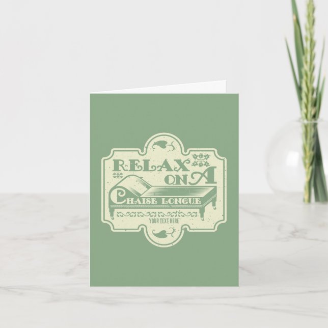 Tarjeta Chaise Longue (Anverso)