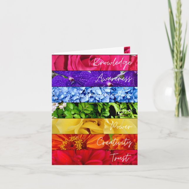 Tarjeta Chakra Blooms (Anverso)