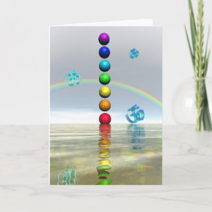 Tarjeta chakras blancos