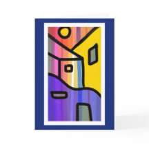 Chalet de las vacaciones (tarjeta de felicitación)