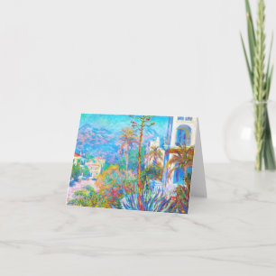 Tarjeta Chalets en Bordighera Claude Monet