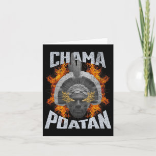 Tarjeta Chama Paotan Mma Fan Jjb Boxing Muay Thai