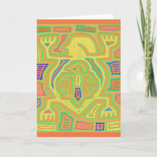 Tarjeta Chamán con niño