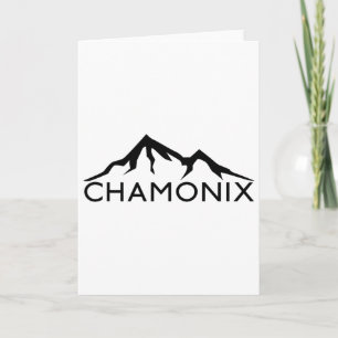 Tarjeta Chamonix Francia Esquí