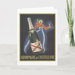 Tarjeta Champaña de Castellane