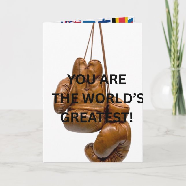 Tarjeta CHAMPION Celebration Card - Blank Inside (Anverso)