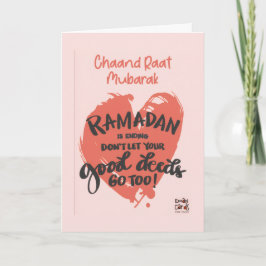 Tarjeta Chand Raat Mubarak - Ramadan