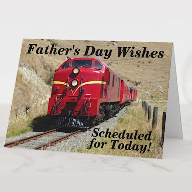 Tarjeta Change Text Add Names Diesel Train Father's Day  (Subido por el creador)