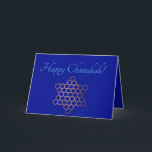 Tarjeta Chanukah adaptable a la empresa<br><div class="desc">A veces la simplicidad es el mensaje que quieres enviar. Empresarial o personal,  cuando quieres mandar un saludo de vacaciones y quieres mantenerlo sencillo.</div>