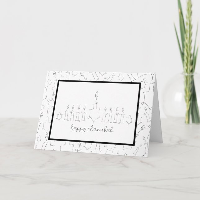 Tarjeta Chanukah Card (Anverso)