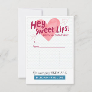Tarjeta Chapstick Sweet Lips para R + F