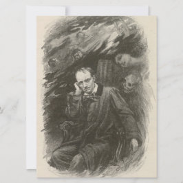 Tarjeta Charles Baudelaire (por Georges Rochegrosse)