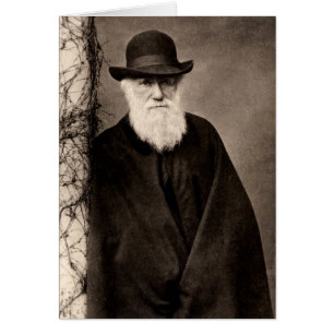 Tarjeta Charles Darwin