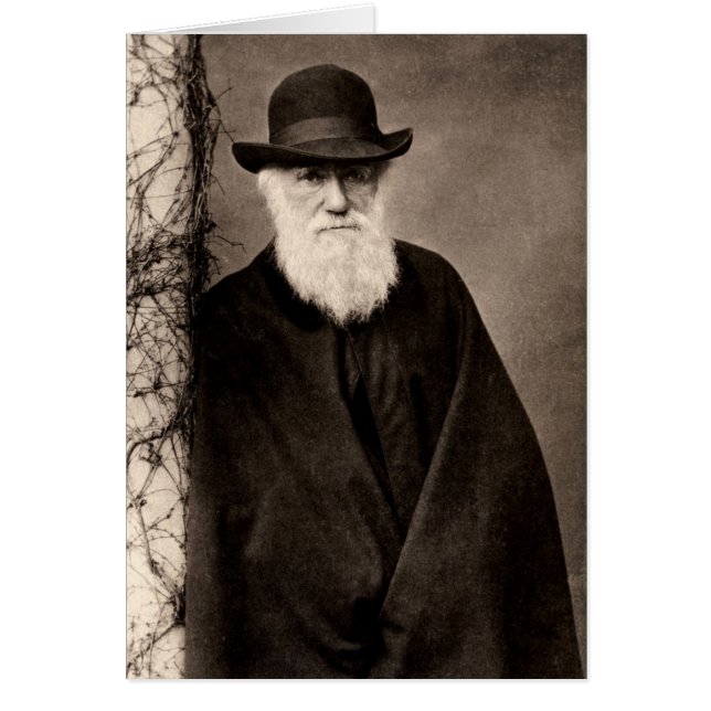 Tarjeta Charles Darwin (Frente)