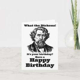 Tarjeta Charles Dickens Birthday