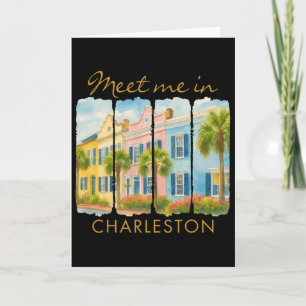 Tarjeta Charleston Carolina del Sur Viaje Encuentrame En C