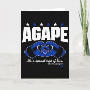 Tarjeta Charlie Lindgren Agape Amor - Washington