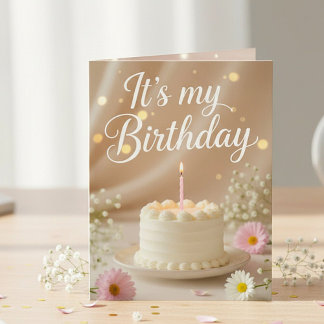 Tarjeta Charming Birthday Invitation Card-for all ages.