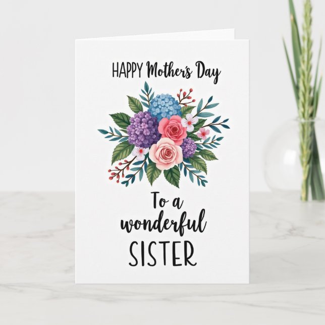 Tarjeta Charming Mothers Day Script Card (Anverso)