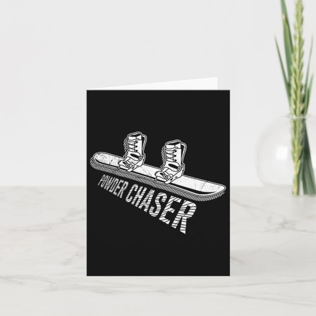 Tarjeta Chaser Chaser Funny Snowboard Child (Anverso)