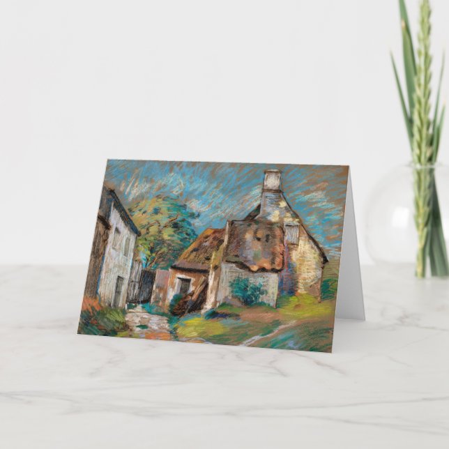 Tarjeta Chaumières | Armand Guillaumin (Anverso)