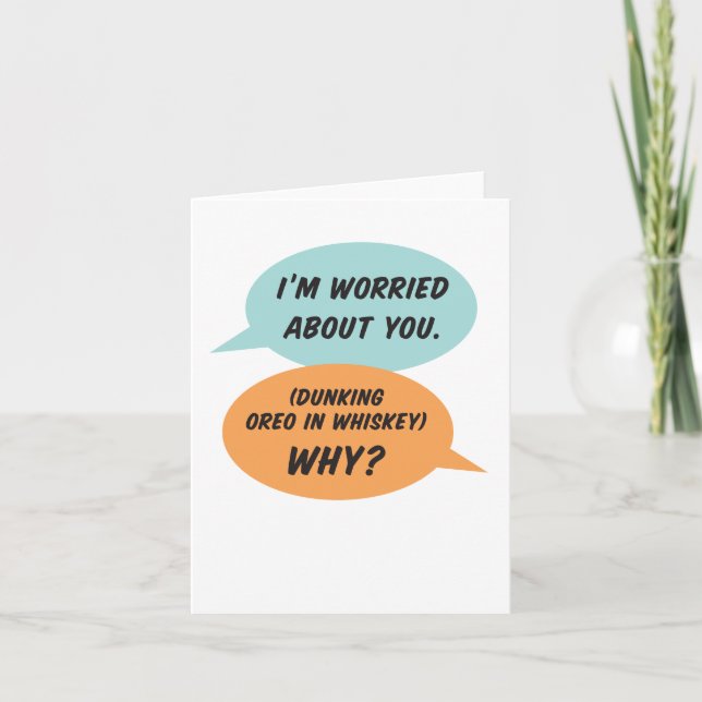 Tarjeta Check in On Friend Funny Panémic Greet (Anverso)