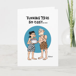 Tarjeta Cheeky 79º cumpleaños