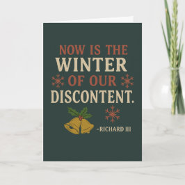 Tarjeta Cheeky Christmas Shakespear Quote
