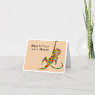 Tarjeta Cheeky Monkey Birday Card