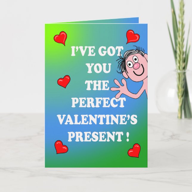 Tarjeta Cheeky Valentine (Anverso)