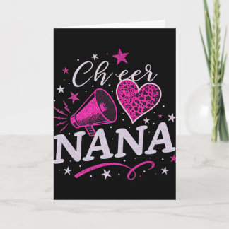Tarjeta Cheer Nana For Mother's Day Cheerleader Grandma Pr