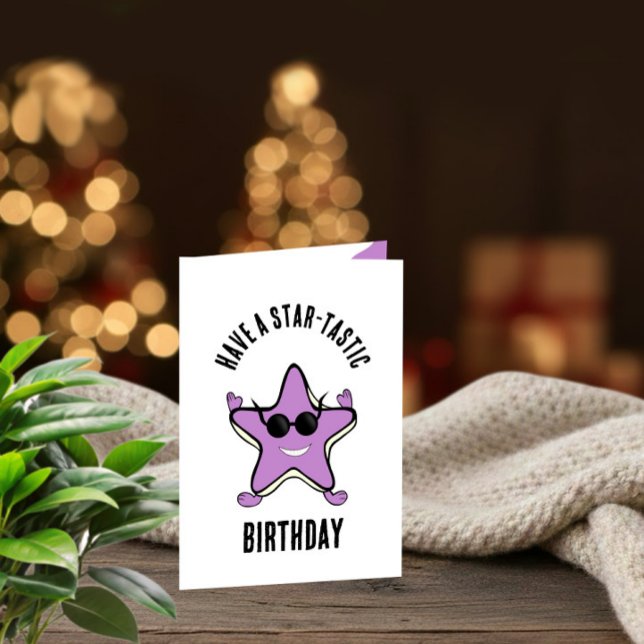 Tarjeta Cheerful birthday card with starfish (Subido por el creador)