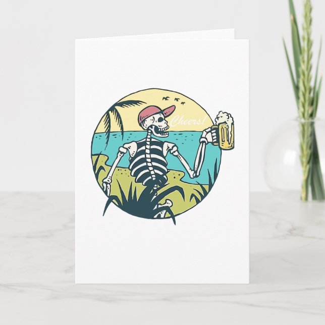 Tarjeta Cheers Skull (Anverso)