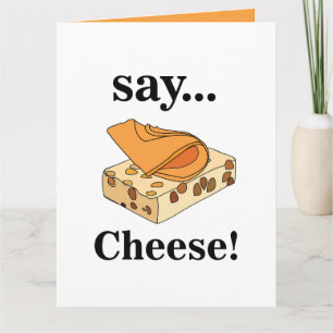 Tarjeta Cheese Foodie Funny Cumpleaños