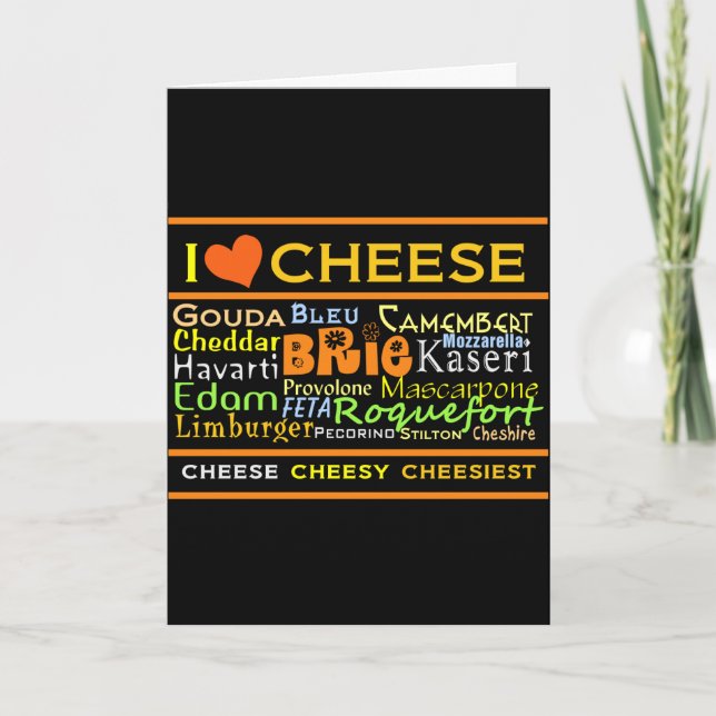 Tarjeta Cheese Lovers (Anverso)