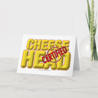 Tarjeta CheeseHead certificado